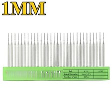 30 Pcs 1mm Diamond Drill Bits for Jewelry Lapidary Tools for Rock Glass