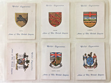 WILLS cigarette cards 'Arms of the British Empire', 1931/2, 1st & 2nd series