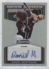 2022 Panini Prizm Draft Picks Signing Sessions Daniel Montesino #SS-DM Auto nd3