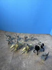 Vintage Original MARX Alamo Playset Silver Defenders Lot of 10 45 MM With Horses