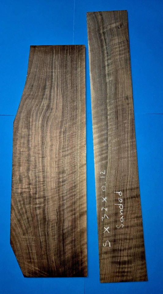 figured Walnut back and sides set WA002 - Image 4 of 4