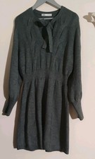 ZARA Grey Jumper Dress Size XL
