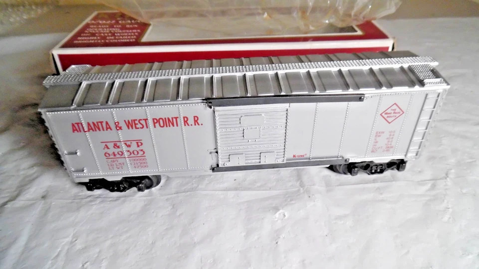 K-Line K-649303 Atlanta &West Point 0/027 Classic Boxcar -Used -Original Box - Image 2 of 4