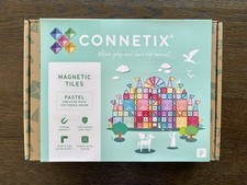 Connetix Magnetic Tiles Pastel Creative Packs (120 Pieces) Ages 3+