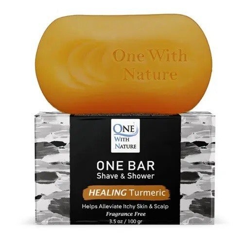 One With Nature One Bar Лечебный батончик для бритья и душа без аромата куркумы 35 унции 2090₽