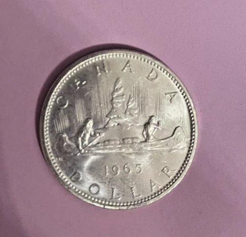 1965 CANADIAN SILVER DOLLAR   UNCIRCULATED