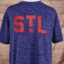 St. Louis Cardinals Shirt Adult XL Blue MLB Baseball Maryville University SGA