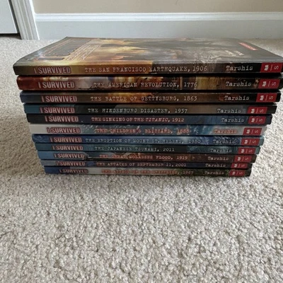 Scholastic I Survived by Lauren Tarshis Lot of 11 Paperback Books - Image 1 of 4