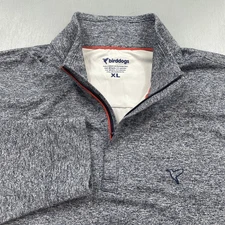 Birddogs Shirt Mens XL 1/4 Quarter Zip Performance Pullover Golf Navy Heather