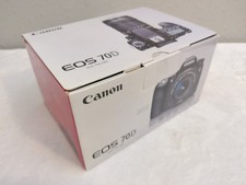 Canon EOS 70D 20MP Digital SLR DSLR Cam Body W/ Box And Accessories Used As-is