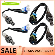 4PCS Up+Down Oxygen Sensors For 2003-06 Hummer H2 6.0L & GMC Sierra 1500 6.0L V8