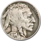 1934 P - Buffalo Nickel - G/VG