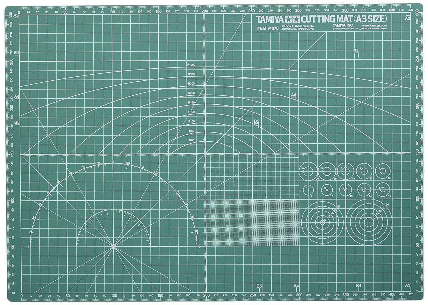 Tamiya 74076 Cutting Mat A3 Size Craft Tool