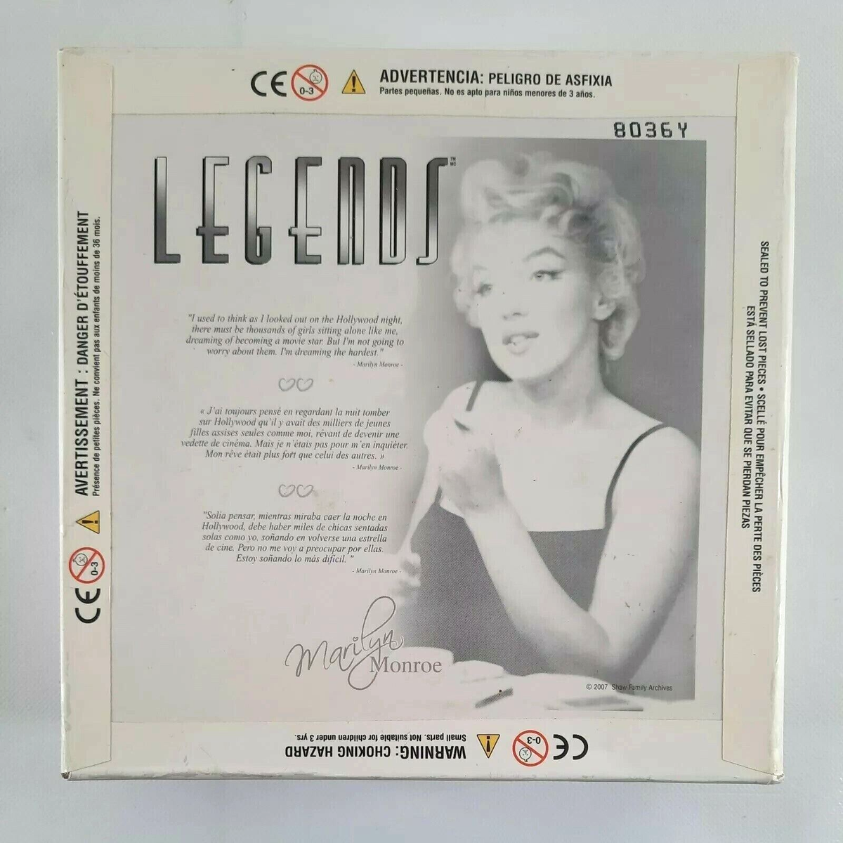 Legends Marilyn Monroe Jigsaw 1000 Piece Puzzle | eBay
