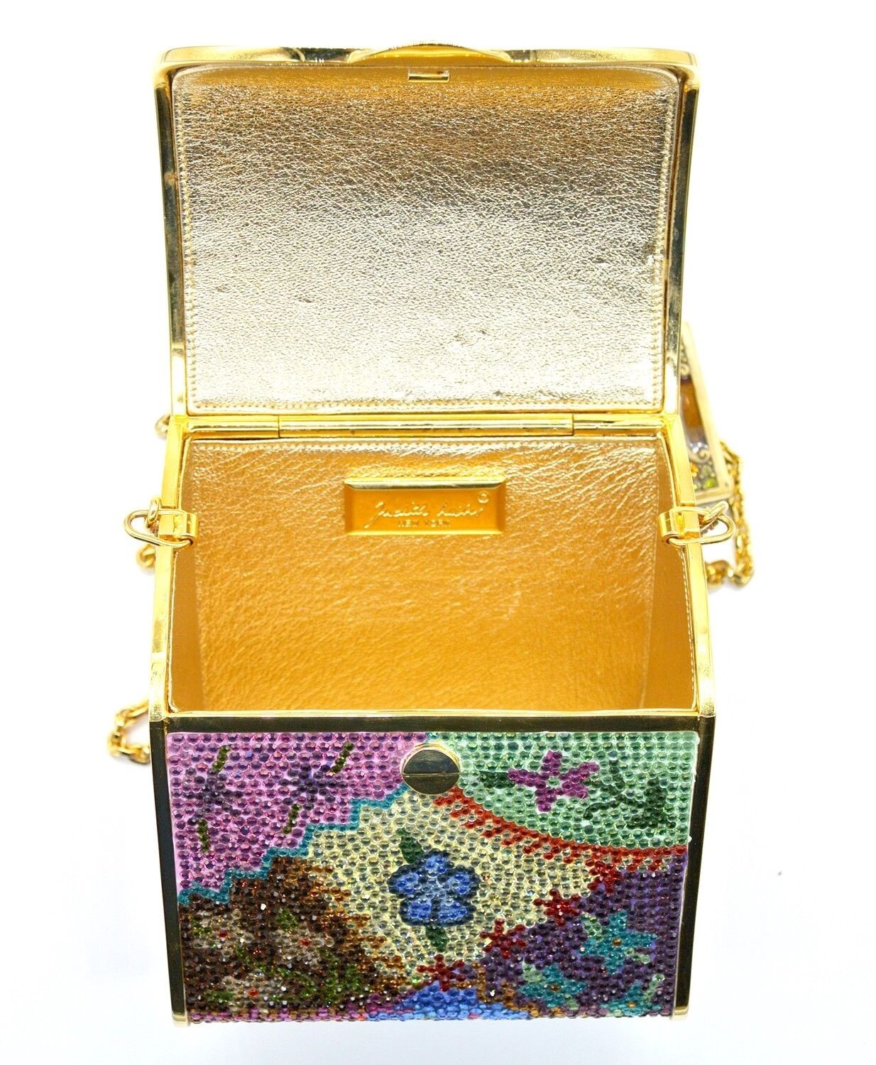 Judith Leiber MailBox Patchwork Minaudière Evenin… - image 8