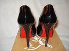 100% AUTHENTIC NEW WOMEN LOUBOUTIN ARGOTIK 120 BLACK PATENT PUMPS/HEELS US 7 — photo 7