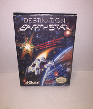 Destination Earthstar Nintendo NES CIB Complete Manual Box Cartridge Authentic
