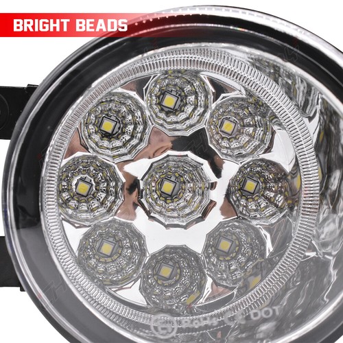 For 2011 2012 2013 Scion tC Fog Lights Front Clear Bumper Driving Lamps PAIR - Foto 9 di 12