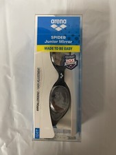 ARENA Spider Junior, Youth, Child Swim Goggles Black/Silver/Green  
