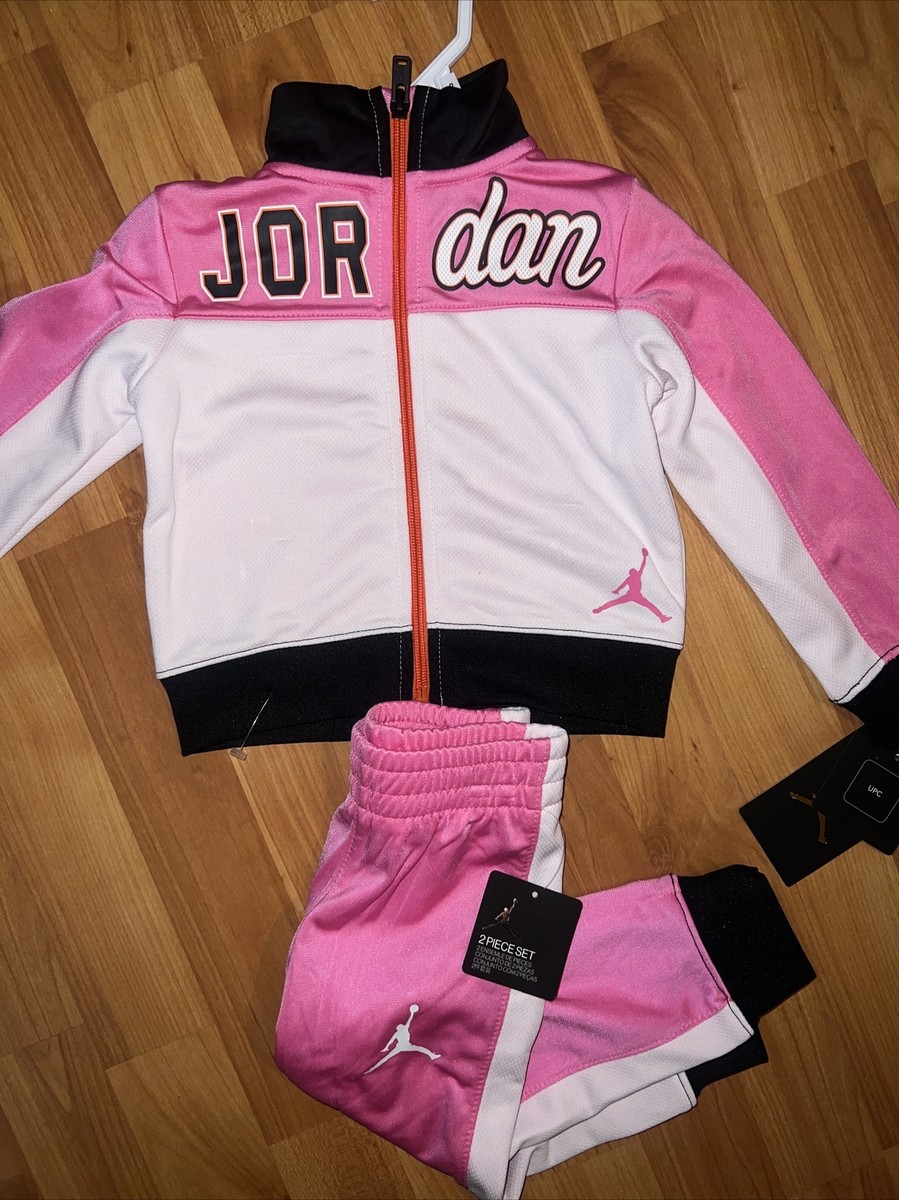 Nike Air Jordan Girls Piece Tracksuit Pink
