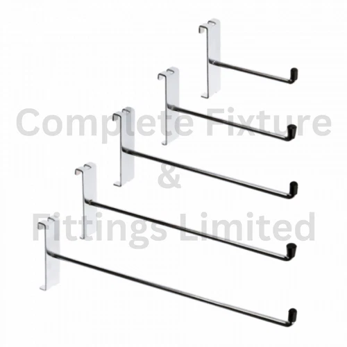 100x GRID MESH HOOKS ACCESSORY SINGLE PRONG SHOP DISPLAY 2'' 4" 6" 8" 10" 12"