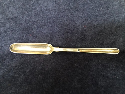 Antique English Marrow Scoop, Sterling Silver, London 1845 - Picture 2 of 14