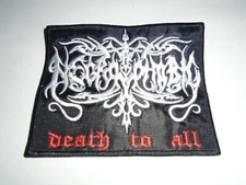NECROPHOBIC DEATH TO ALL EMBROIDERED PATCH