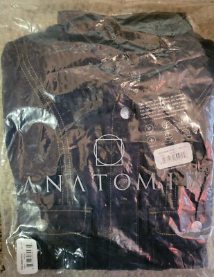 ANATOMIE Indigo Dark Wash True Denim Friday Jacket Small 