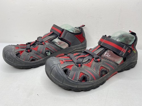 Merrell Hydro Hiking Sandals Mens 7 M Grey Red Leather Closed-Toe Casual  MY55688 | eBay