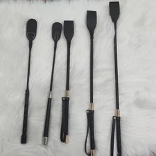 PU Leather Straight Whip Horse Riding Crop Whip Flogger for Equestrian Hot Women