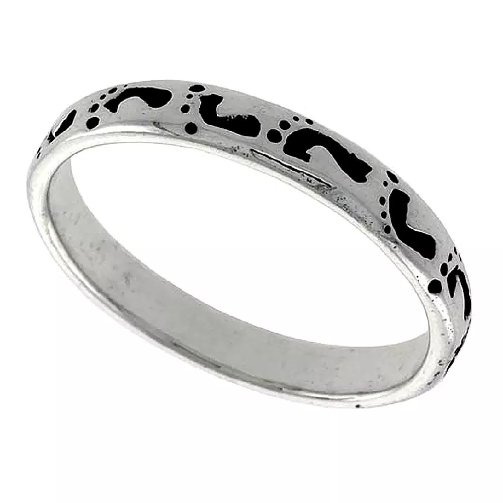 Footprints in the sand best sale ring