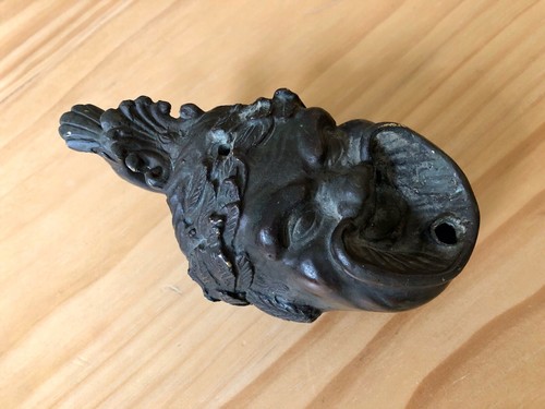 19th Century Bronze Imperial Roman Figural Grand Tour Oil Lamp, Grotesque - Picture 6 of 6