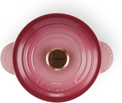 Le Creuset Cocotte Every 18 Berry Enameled Cast Iron Rice Pot 2L 18cm Japan NEW - Picture 4 of 9