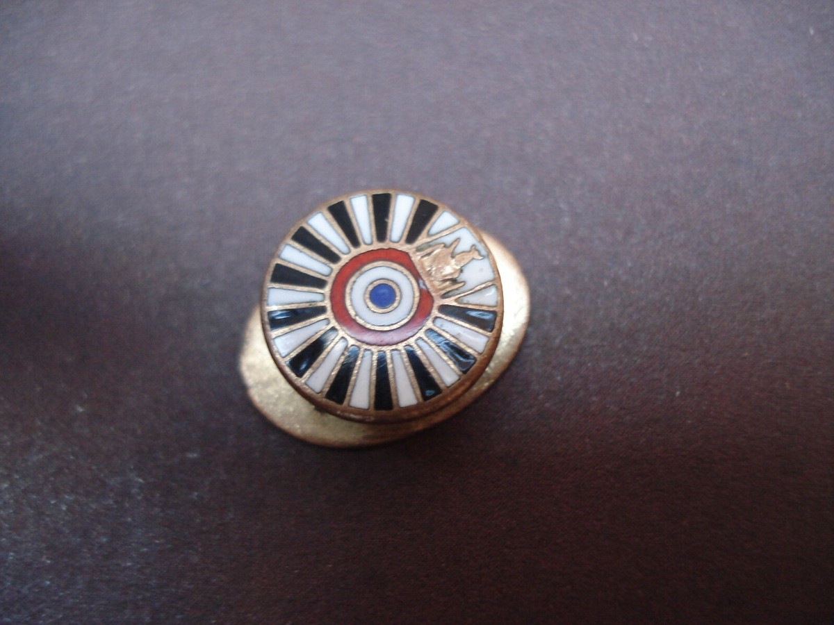 PETIT INSIGNE EMAILLE DE BOUTONNIERE DES ANCIENS DES CJF CHANTIERS DE