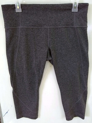ATHLETA Women's Grey Athletic Leggings Size LP RN 54023