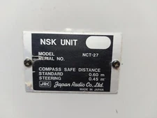 JRC NCT-27 Nsk Unit Standard 0.60m Steering 0.45m