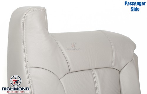 Chevy Tahoe Z71 2002 pasajero lateral inclinado hacia atrás de repuesto cubierta de asiento de cuero bronceado - Imagen 5 de 11