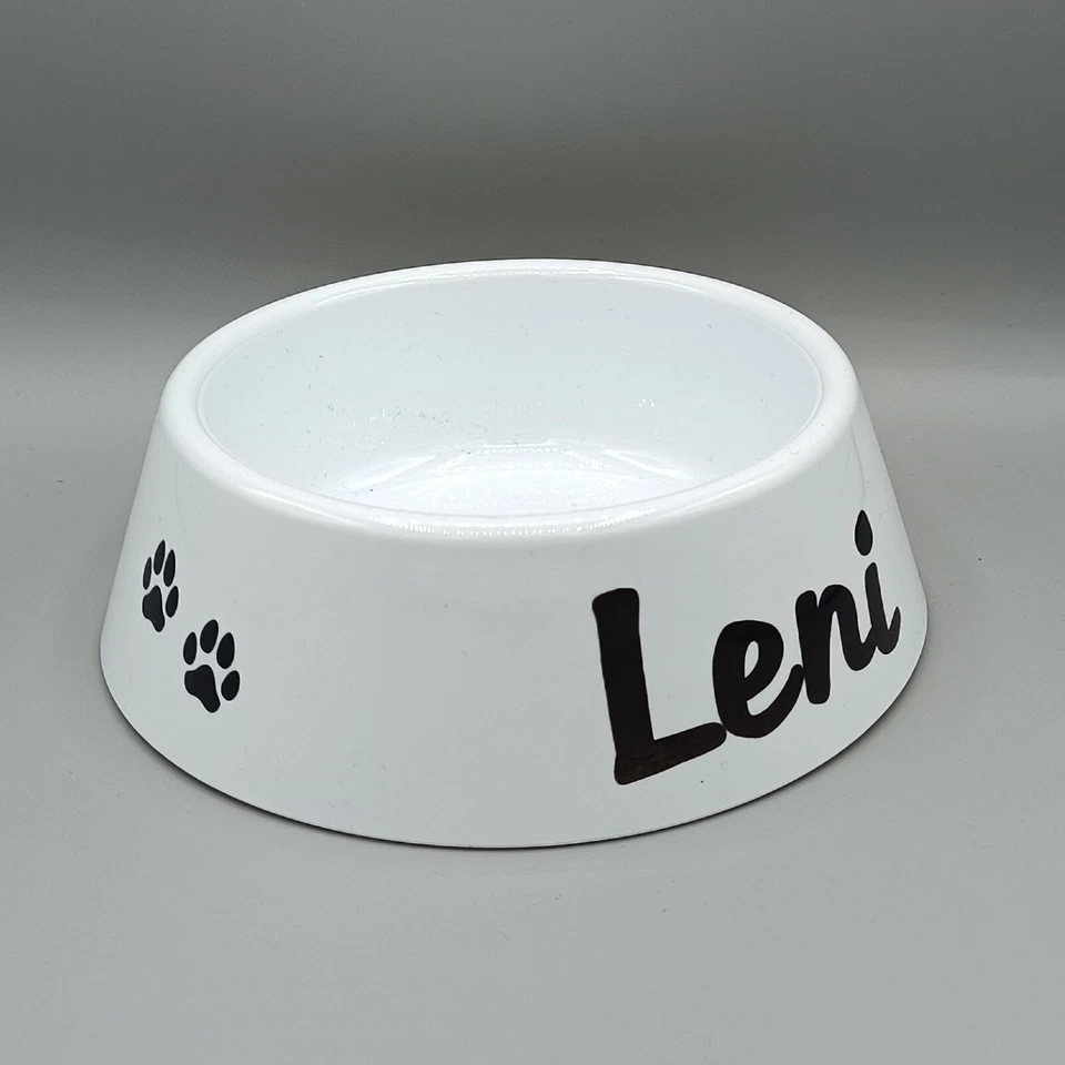 Hundenapf Tier Katzennapf mit Name personalisiert Schüssel Trog 3 Größen - Bild 2 von 2