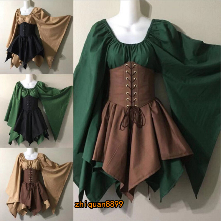 green emerald velvet dress Amazon.com: Nlcoek Fairy Elf Costume for Women Traditional Irish Dress  Fairy Costume Short Medieval Renaissance Costumes for Halloween Cosplay  (XL) : Clothing, Shoes & Jewelry main image 0