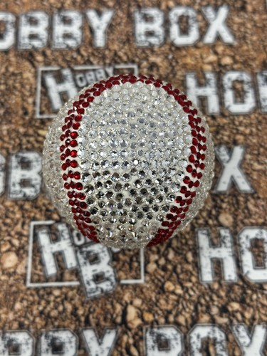 Béisbol de cristal Swarovski 42 firmado por Mariano Rivera NY Yankees JSA - Imagen 4 de 7