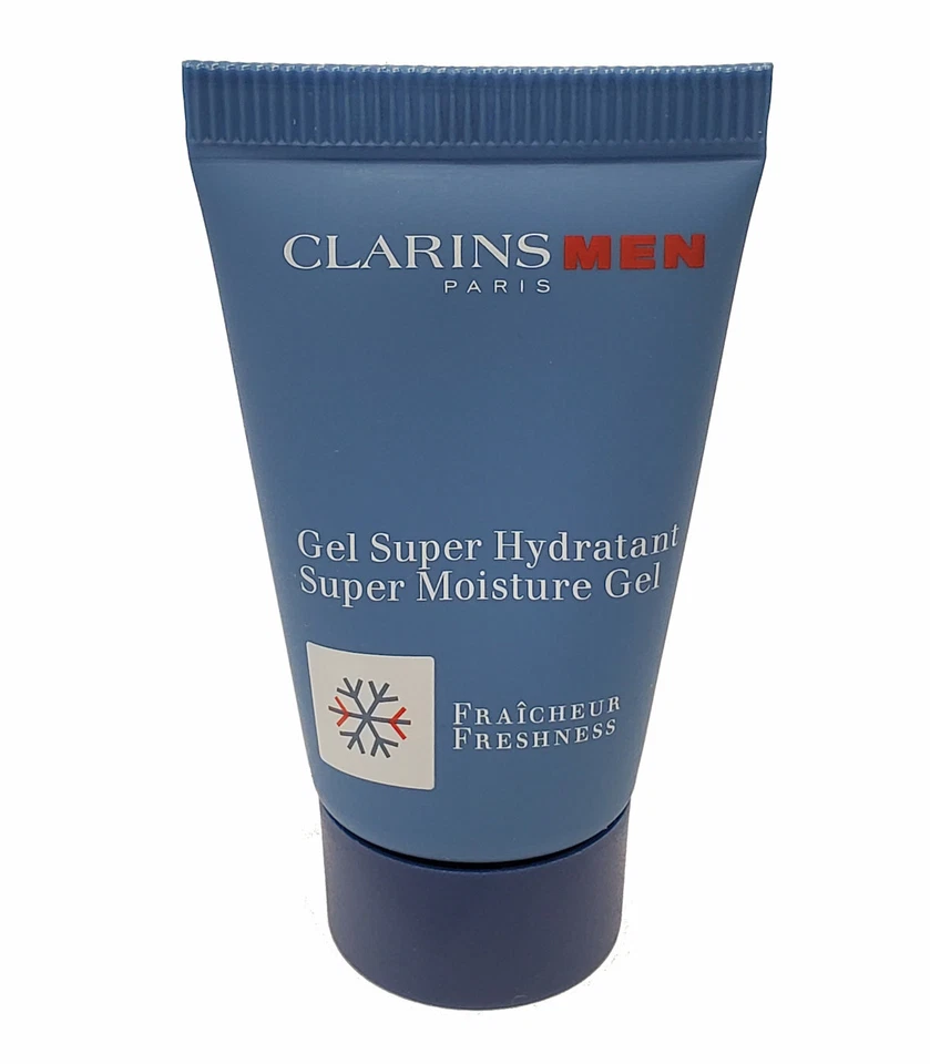 Clarins мужчин не жирный супер влаги гель свежесть 12 мл x 2 = 24 мл запечатанный путешествий - Изображение 3 из 3