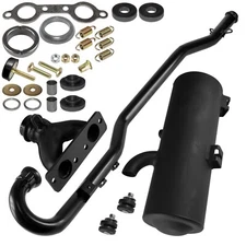 Exhaust Muffler Header Pipe kit w/ Hardware For Polaris Sportsman 700 EFI 06-07 