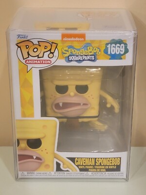 CAVEMAN SPONGEBOB SQUAREPANTS - Funko POP! Animation #1669 Vinyl w/ Protector!