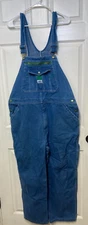 LIBERTY Overalls Jeans Mens 40x30 (40x29) Blue Denim Carpenter Pockets Farmer