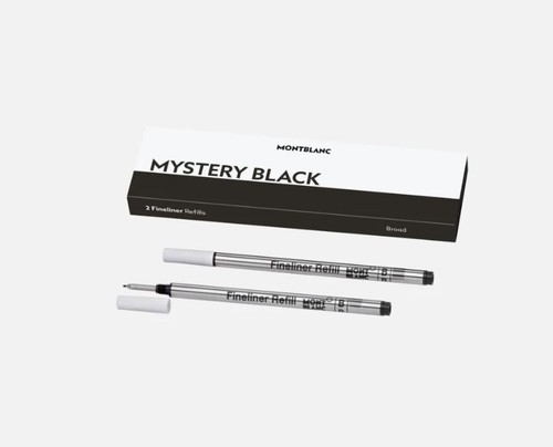 Montblanc Refills ( Pack of 2 ) For Fineliner Pens Black / Blue - Picture 4 of 7