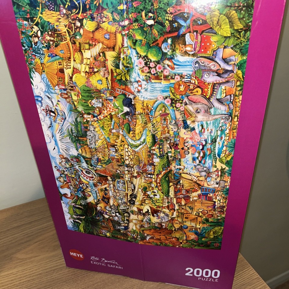 Heye 2000 Piece Jigsaw Puzzle Exotic Safari eBay