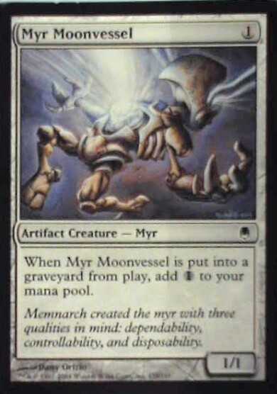 Myr Moonvessel - Darksteel: #133, Magic: The Gathering Lp R99