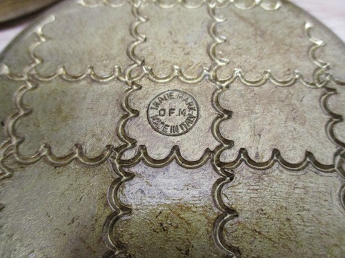 Set Of 6, Vintage Hand Painted Italian Florentine Coasters W/Box, Made In Italy - Picture 6 of 14