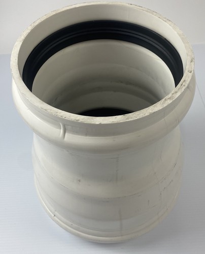 109-0810 Accoppiamento riduttore fogna concentrica, 8x10 pollici, guarnizione, SDR 35, PVC - Foto 4 di 6
