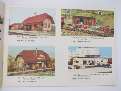 Catalogue - Kibri - Model Railway - Accessories - 1964 - Track H0 and N - B6 - Picture 4 of 15